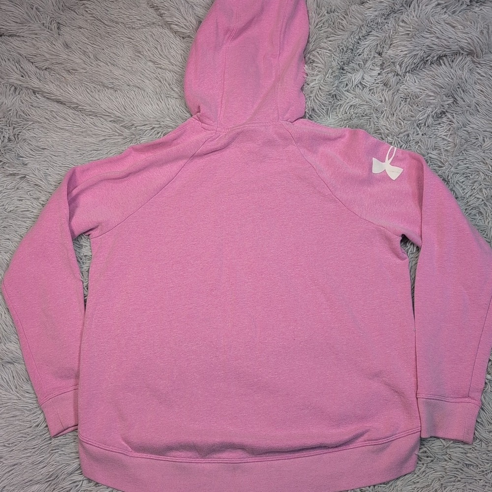 Under Armour Sweatshirt Womens L Pink Hoodie Coldgear Loose Realtree Camo - Picture 2 of 11